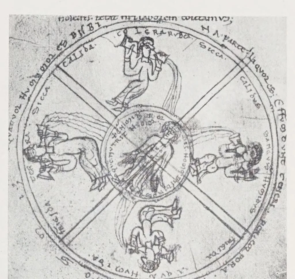 An illustration from Verzeichnis astrologischer und mythologischer illustrierter Handschriften des lateinischen Mittelalters / von Fritz Saxl und Hans Meier., 1915, leaf 245