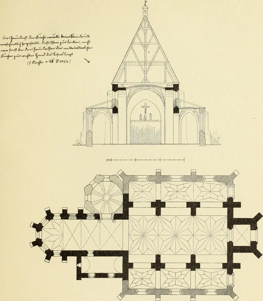 An illustration from Verzeichnis der Kunstdenkmèaler der provinz Posen, 1896, leaf 40