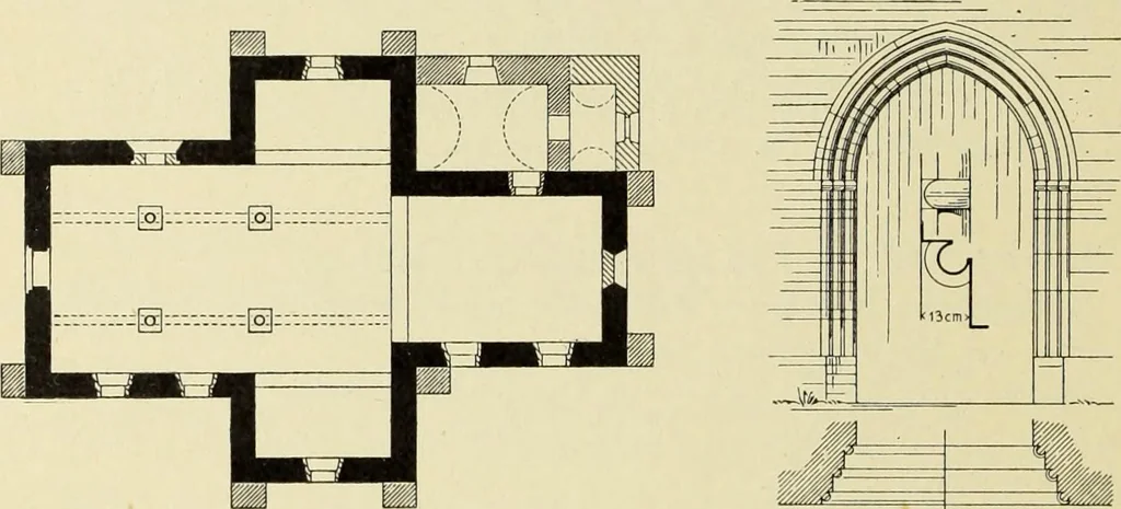 An illustration from Verzeichnis der Kunstdenkmèaler der provinz Posen, 1896, leaf 67