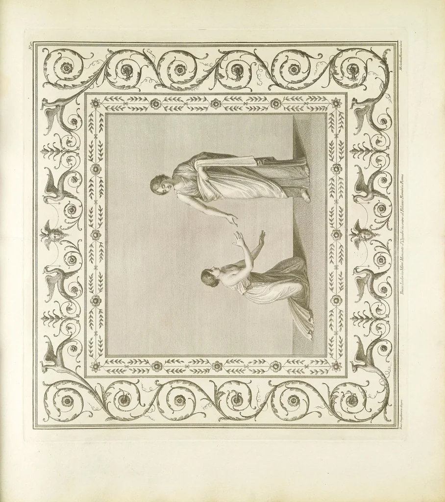 An illustration from Vestigia delle terme di Tito e loro interne pitture, 1776, leaf 111