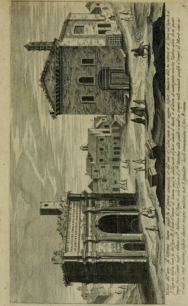 An illustration from Vestigi delle antichita di Roma, Tiuoli, Pozzuolo et altri luochi, 1606, leaf 10
