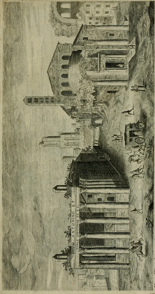 An illustration from Vestigi delle antichita di Roma, Tiuoli, Pozzuolo et altri luochi, 1606, leaf 12