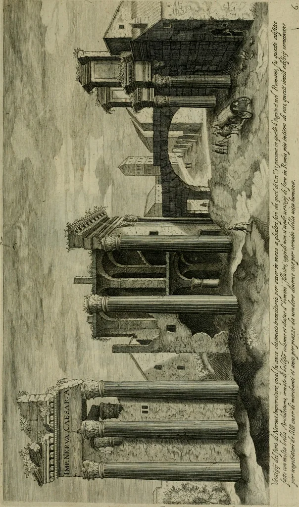 An illustration from Vestigi delle antichita di Roma, Tiuoli, Pozzuolo et altri luochi, 1606, leaf 16