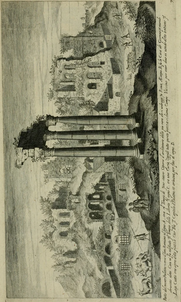 An illustration from Vestigi delle antichita di Roma, Tiuoli, Pozzuolo et altri luochi, 1606, leaf 18