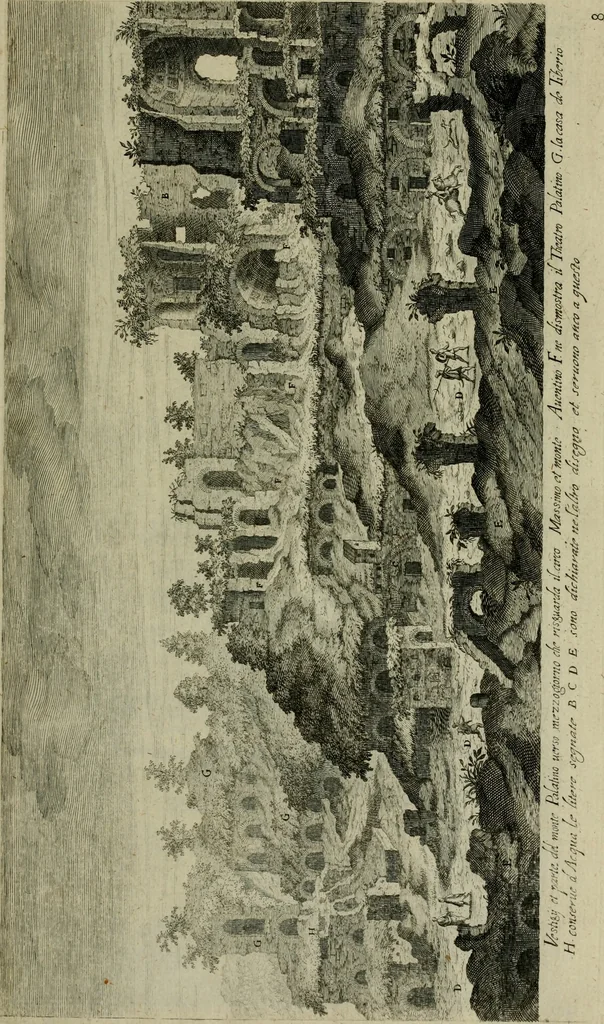 An illustration from Vestigi delle antichita di Roma, Tiuoli, Pozzuolo et altri luochi, 1606, leaf 20