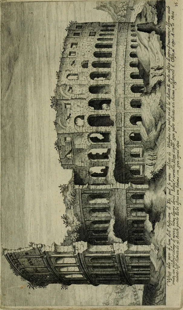 An illustration from Vestigi delle antichita di Roma, Tiuoli, Pozzuolo et altri luochi, 1606, leaf 36