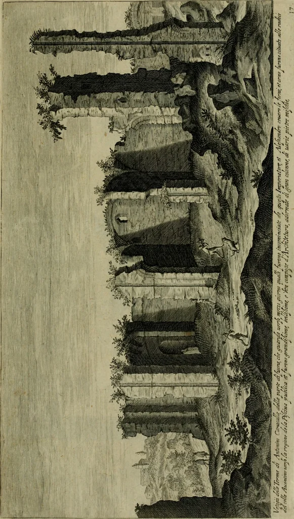 An illustration from Vestigi delle antichita di Roma, Tiuoli, Pozzuolo et altri luochi, 1606, leaf 38