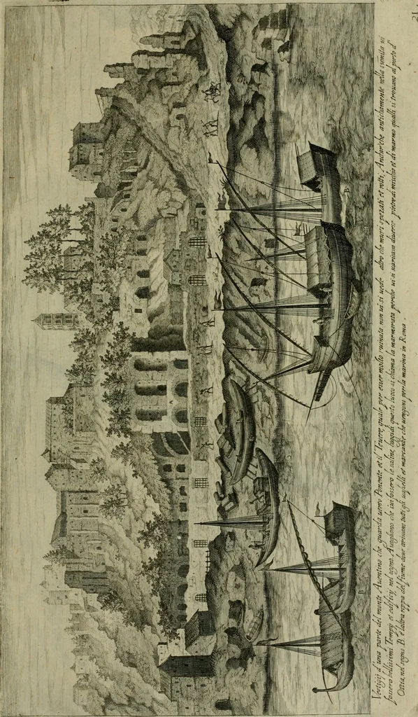 An illustration from Vestigi delle antichita di Roma, Tiuoli, Pozzuolo et altri luochi, 1606, leaf 46