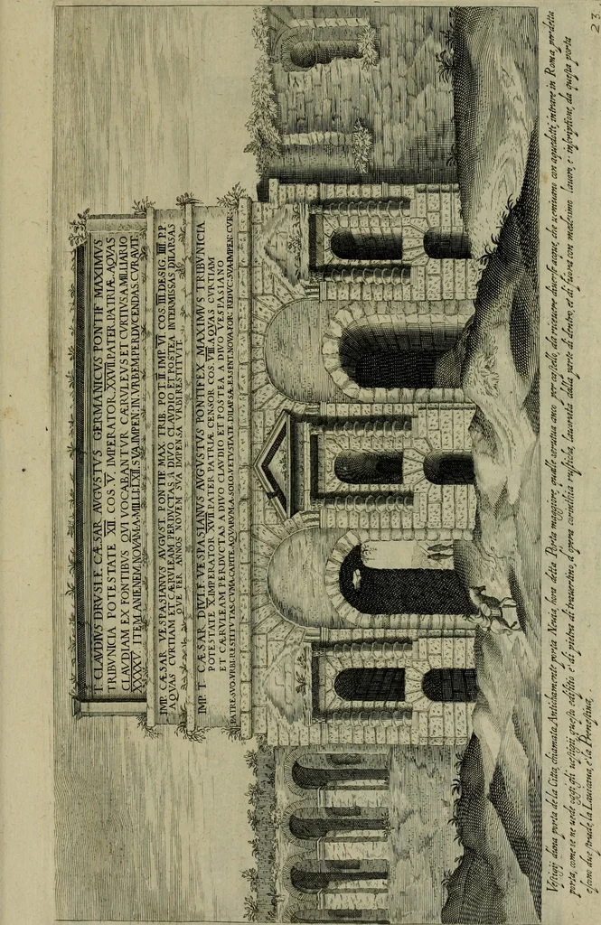 An illustration from Vestigi delle antichita di Roma, Tiuoli, Pozzuolo et altri luochi, 1606, leaf 50