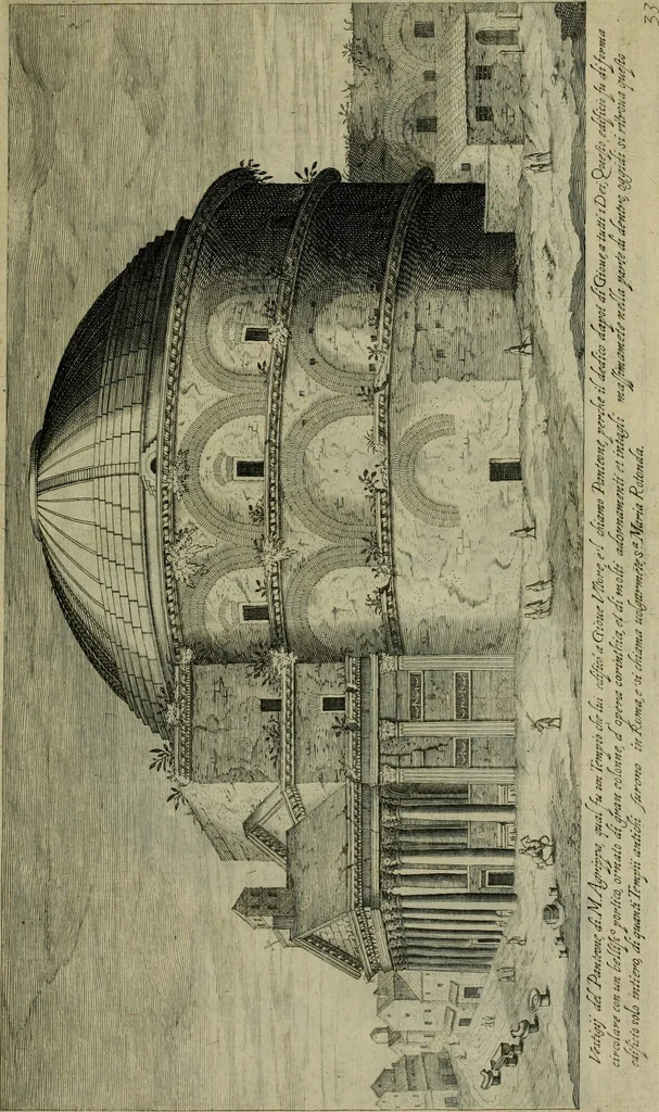 An illustration from Vestigi delle antichita di Roma, Tiuoli, Pozzuolo et altri luochi, 1606, leaf 68