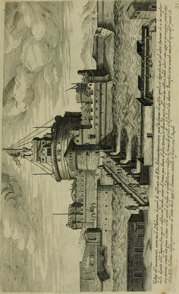 An illustration from Vestigi delle antichita di Roma, Tiuoli, Pozzuolo et altri luochi, 1606, leaf 72
