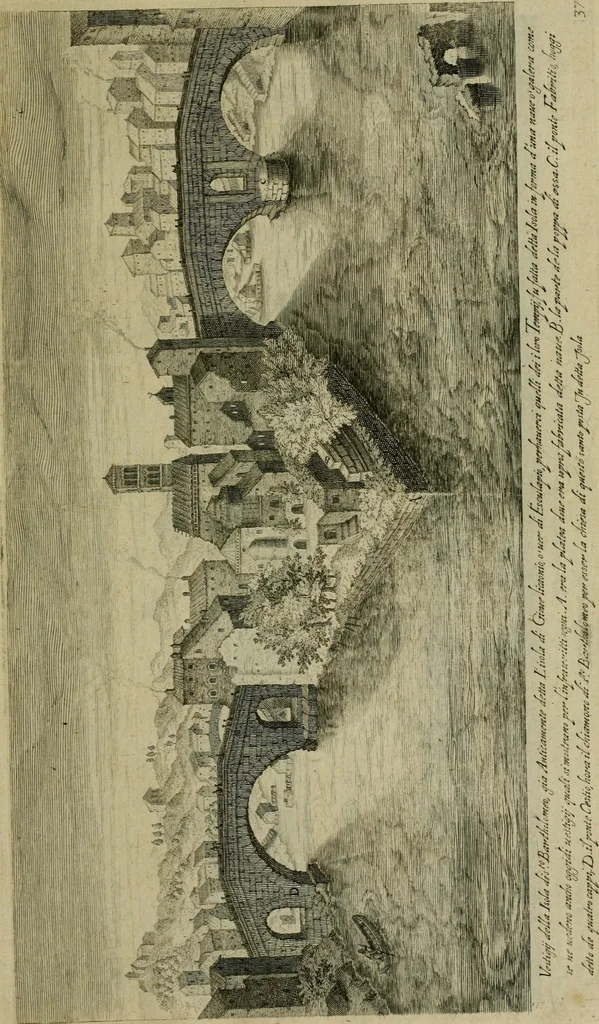 An illustration from Vestigi delle antichita di Roma, Tiuoli, Pozzuolo et altri luochi, 1606, leaf 76