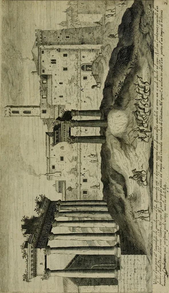 An illustration from Vestigi delle antichita di Roma, Tiuoli, Pozzuolo et altri luochi, 1606, leaf 8