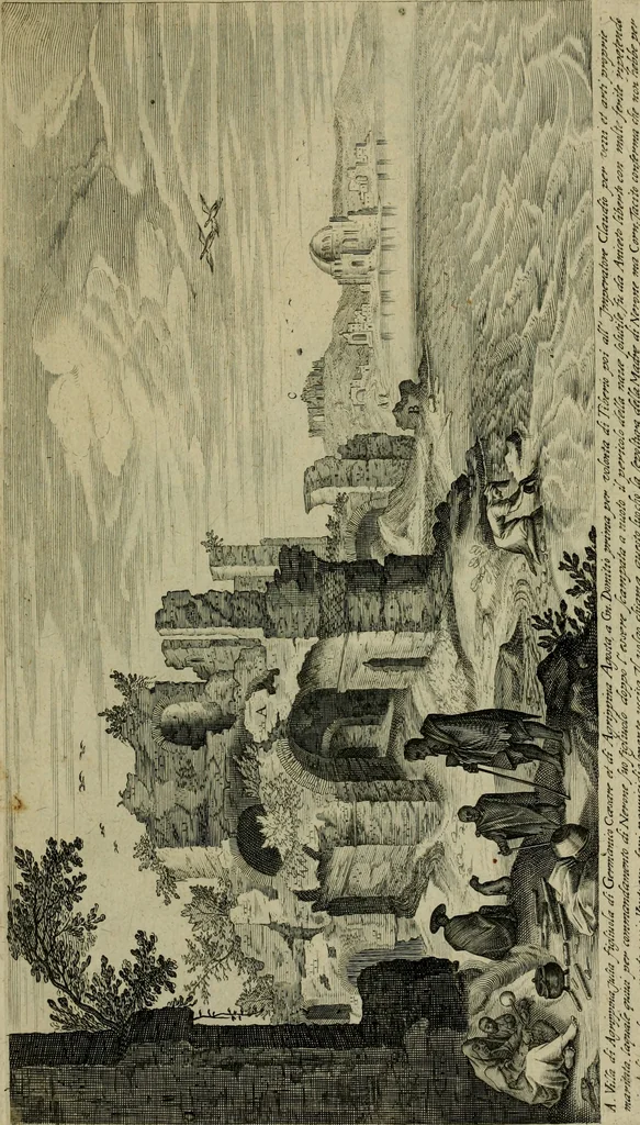 An illustration from Vestigi delle antichita di Roma, Tiuoli, Pozzuolo et altri luochi, 1606, leaf 94