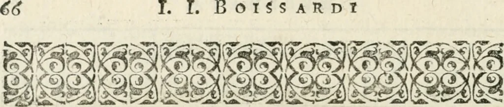 An illustration from Iani Iacobi Boissardi Vesuntini Emblematum liber = Emblemes latins de I.I. Boissard, 1588, leaf 71