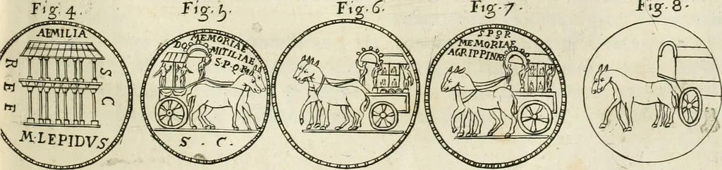 An illustration from Vetera monimenta : in quibus praecipuè musiva opera sacarum profanarumque aedium structura, ac nonnulli antiqui ritus, dissertationibus, iconibusque illustrantur, 1690, leaf 120
