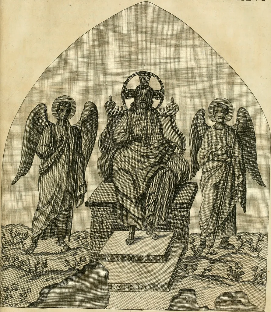 An illustration from Vetera monimenta : in quibus praecipuè musiva opera sacarum profanarumque aedium structura, ac nonnulli antiqui ritus, dissertationibus, iconibusque illustrantur, 1690, leaf 302