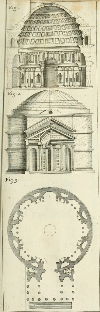 An illustration from Vetera monimenta : in quibus praecipuè musiva opera sacarum profanarumque aedium structura, ac nonnulli antiqui ritus, dissertationibus, iconibusque illustrantur, 1690, leaf 34