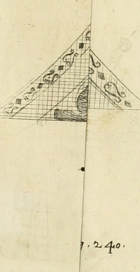 An illustration from Vetera monimenta : in quibus praecipuè musiva opera sacarum profanarumque aedium structura, ac nonnulli antiqui ritus, dissertationibus, iconibusque illustrantur, 1690, leaf 414