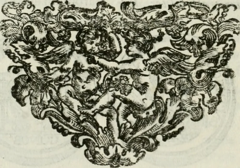 An illustration from Vetera monimenta : in quibus praecipuè musiva opera sacarum profanarumque aedium structura, ac nonnulli antiqui ritus, dissertationibus, iconibusque illustrantur, 1690, leaf 455