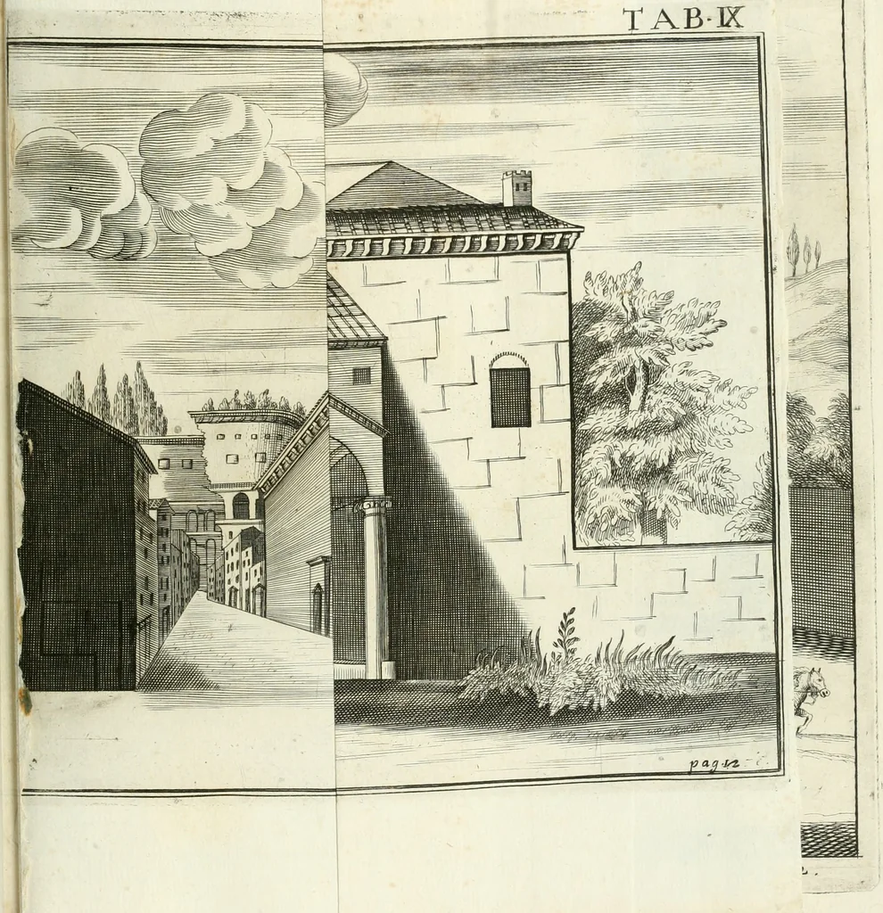 An illustration from Vetera monimenta : in quibus praecipuè musiva opera sacarum profanarumque aedium structura, ac nonnulli antiqui ritus, dissertationibus, iconibusque illustrantur, 1690, leaf 56