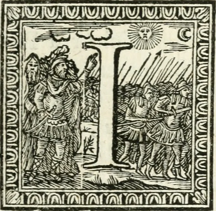 An illustration from Veteris gemmae ad Christianum usum exscalptae brevis explanatio ad academicos Etruscos Cortonenses, 1732, leaf 102