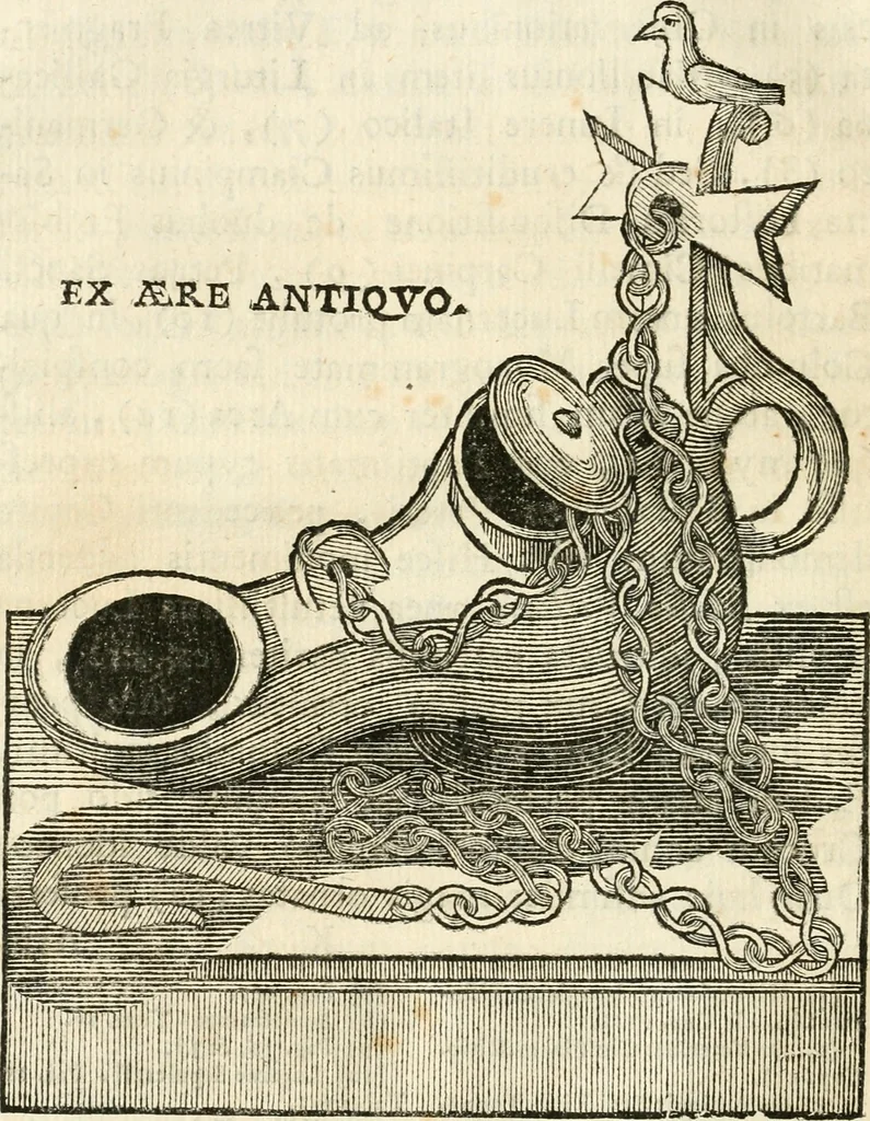 An illustration from Veteris gemmae ad Christianum usum exscalptae brevis explanatio ad academicos Etruscos Cortonenses, 1732, leaf 119