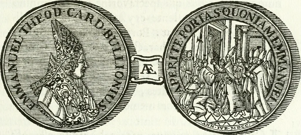 An illustration from Veteris gemmae ad Christianum usum exscalptae brevis explanatio ad academicos Etruscos Cortonenses, 1732, leaf 280