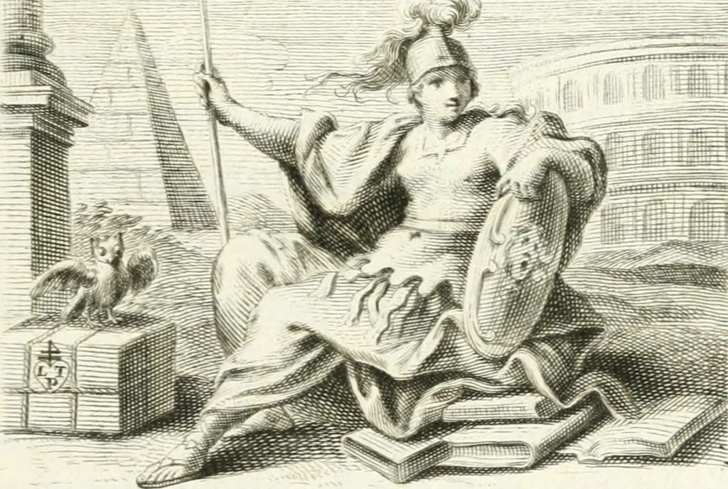 An illustration from Veteris gemmae ad Christianum usum exscalptae brevis explanatio ad academicos Etruscos Cortonenses, 1732, leaf 328
