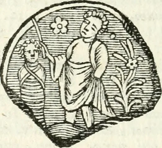 An illustration from Veteris gemmae ad Christianum usum exscalptae brevis explanatio ad academicos Etruscos Cortonenses, 1732, leaf 389
