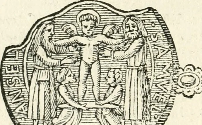 An illustration from Veteris gemmae ad Christianum usum exscalptae brevis explanatio ad academicos Etruscos Cortonenses, 1732, leaf 395