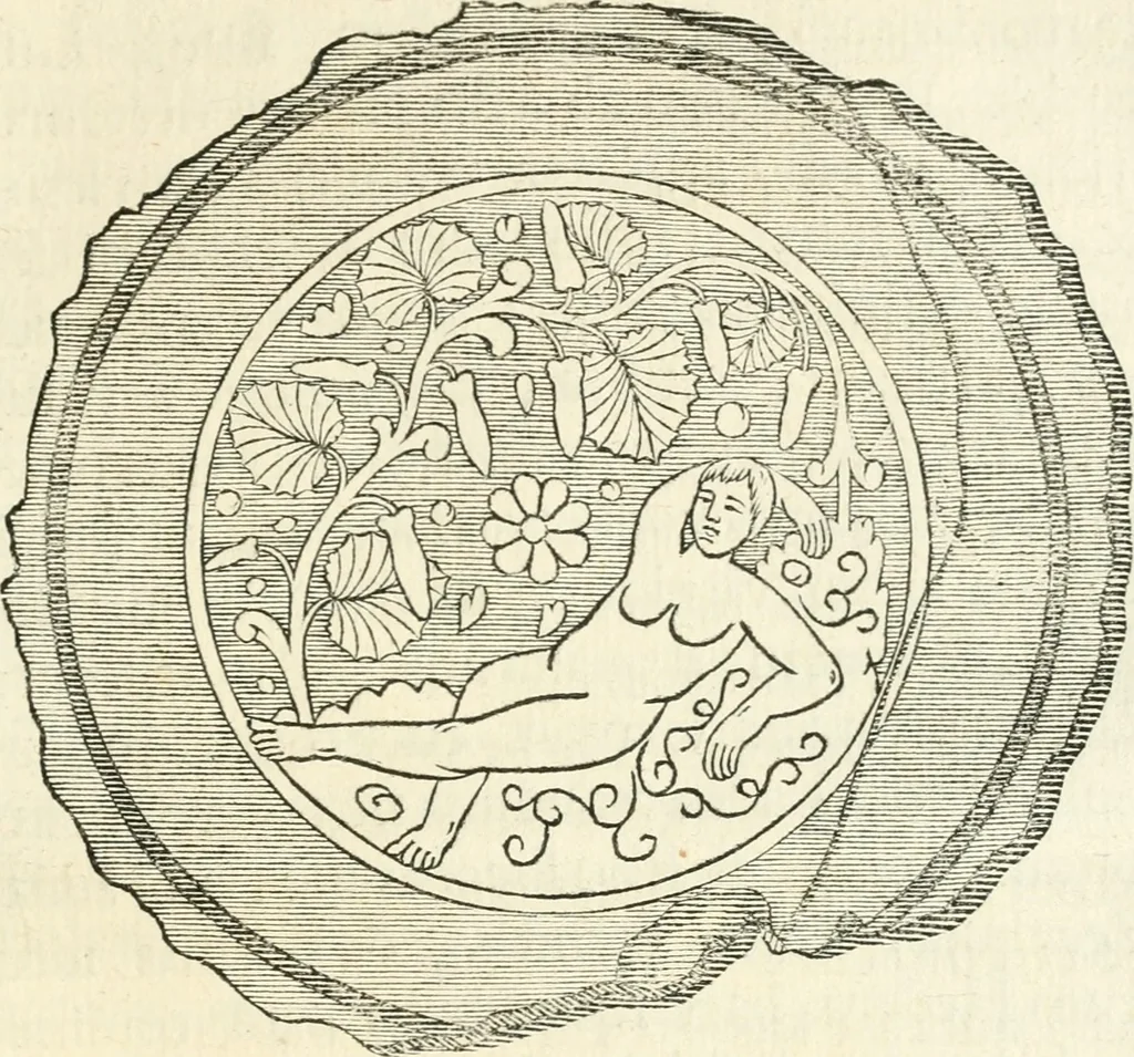 An illustration from Veteris gemmae ad Christianum usum exscalptae brevis explanatio ad academicos Etruscos Cortonenses, 1732, leaf 414