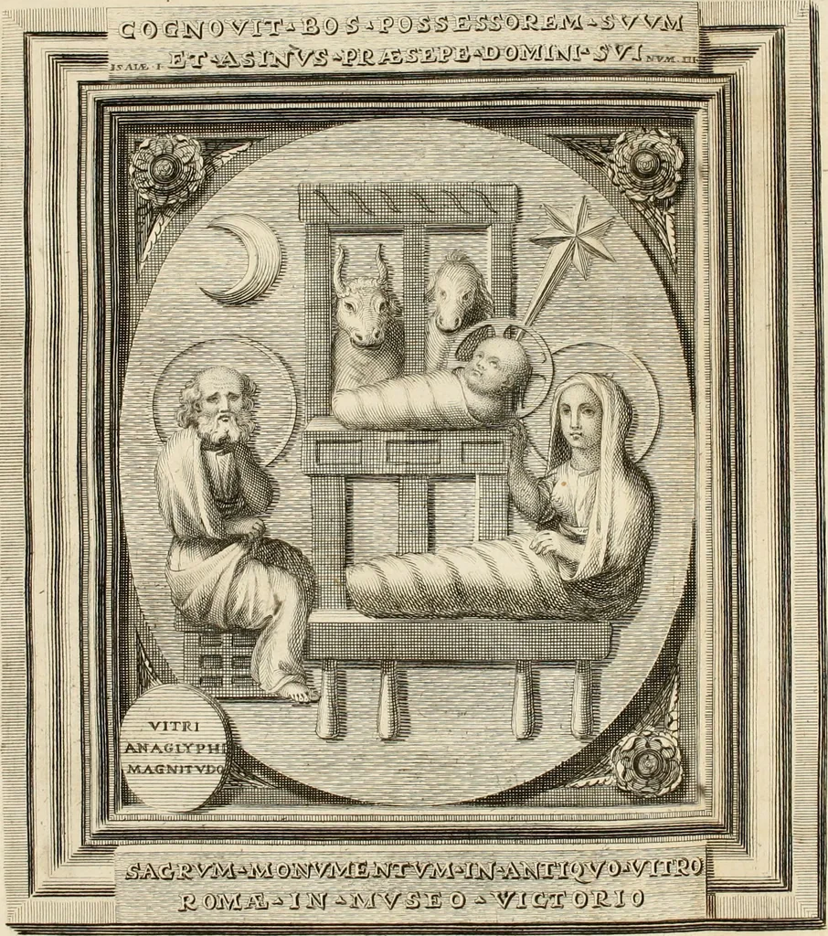 An illustration from Veteris gemmae ad Christianum usum exscalptae brevis explanatio ad academicos Etruscos Cortonenses, 1732, leaf 85