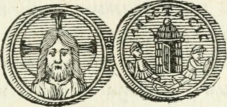 An illustration from Veteris gemmae ad Christianum usum exscalptae brevis explanatio ad academicos Etruscos Cortonenses, 1732, leaf 92