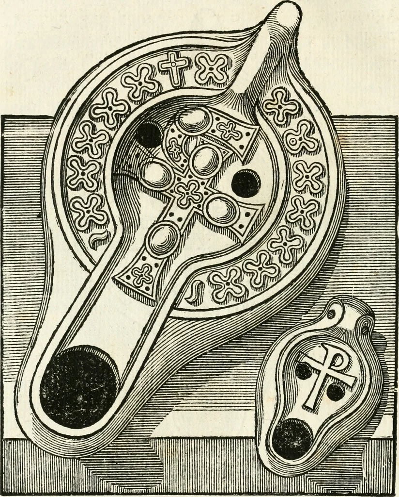 An illustration from Veteris gemmae ad Christianum usum exscalptae brevis explanatio ad academicos Etruscos Cortonenses, 1732, leaf 99