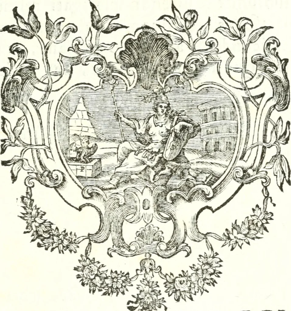 An illustration from Veteris gemmae ad Christianum usum exscalptae brevis explanatio ad academicos Etruscos Cortonenses, 1732, leaf 232
