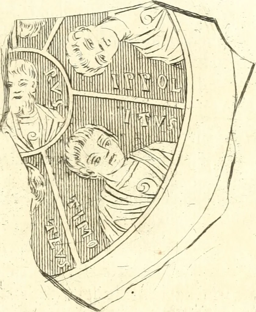 An illustration from Veteris gemmae ad Christianum usum exscalptae brevis explanatio ad academicos Etruscos Cortonenses, 1732, leaf 248