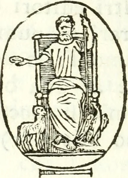 An illustration from Veteris gemmae ad Christianum usum exscalptae brevis explanatio ad academicos Etruscos Cortonenses, 1732, leaf 423