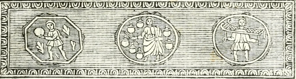 An illustration from Veteris gemmae ad Christianum usum exscalptae brevis explanatio ad academicos Etruscos Cortonenses, 1732, leaf 72