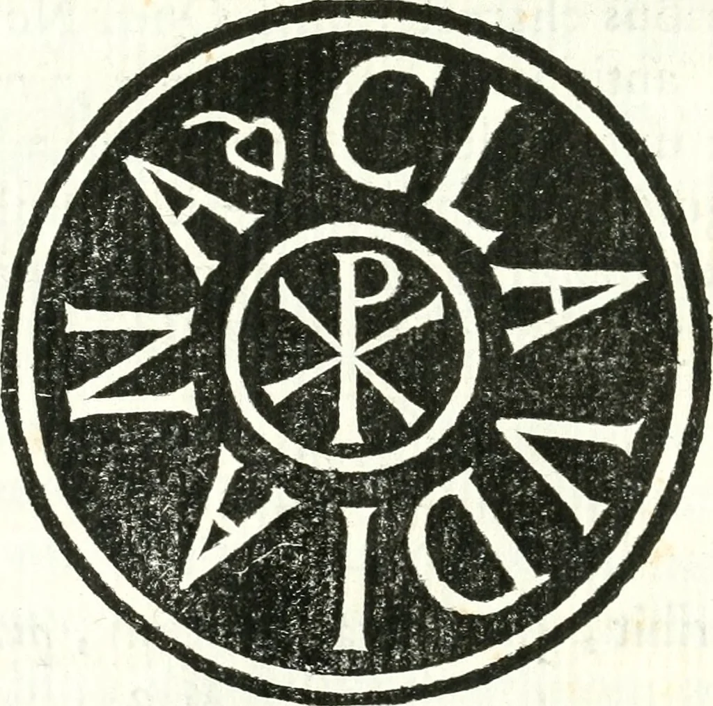 An illustration from Veteris gemmae ad Christianum usum exscalptae brevis explanatio ad academicos Etruscos Cortonenses, 1732, leaf 83