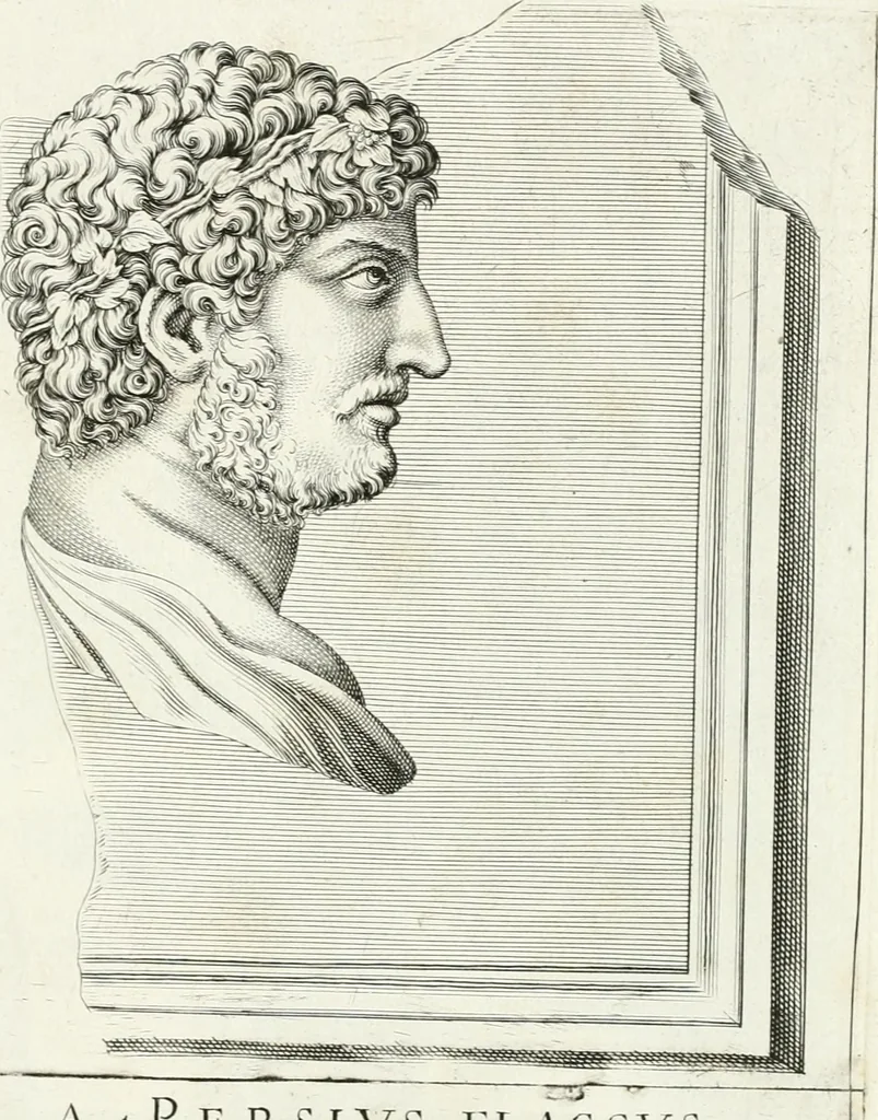 An illustration from Veterum illustrium philosophorum, poetarum, rhetorum, et oratorum imagines : ex vetustis nummis, gemmis, hermis, marmoribus, alijsque antiquis monumentis desumptae, 1685, leaf 152