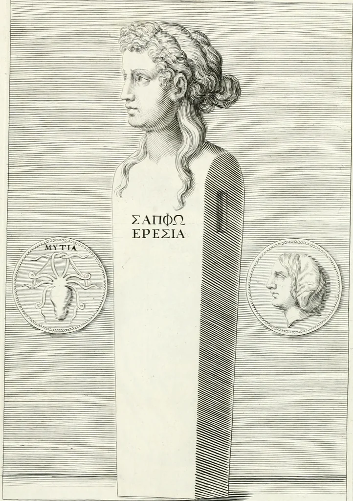 An illustration from Veterum illustrium philosophorum, poetarum, rhetorum, et oratorum imagines : ex vetustis nummis, gemmis, hermis, marmoribus, alijsque antiquis monumentis desumptae, 1685, leaf 162