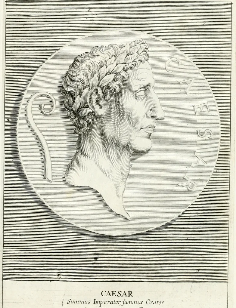 An illustration from Veterum illustrium philosophorum, poetarum, rhetorum, et oratorum imagines : ex vetustis nummis, gemmis, hermis, marmoribus, alijsque antiquis monumentis desumptae, 1685, leaf 202