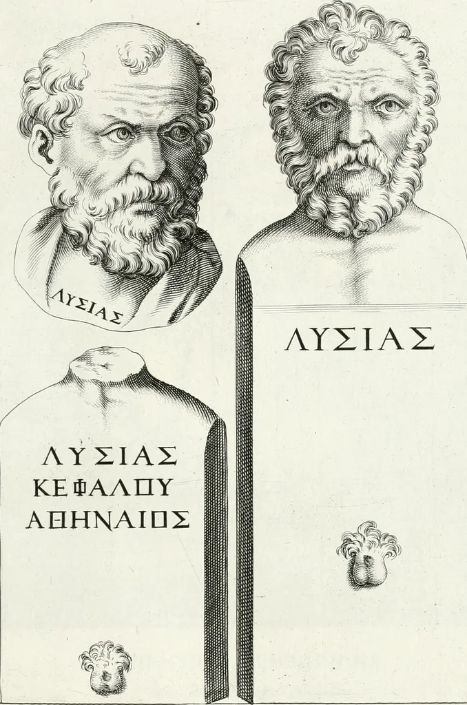 An illustration from Veterum illustrium philosophorum, poetarum, rhetorum, et oratorum imagines : ex vetustis nummis, gemmis, hermis, marmoribus, alijsque antiquis monumentis desumptae, 1685, leaf 222