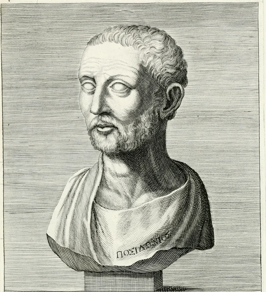 An illustration from Veterum illustrium philosophorum, poetarum, rhetorum, et oratorum imagines : ex vetustis nummis, gemmis, hermis, marmoribus, alijsque antiquis monumentis desumptae, 1685, leaf 72