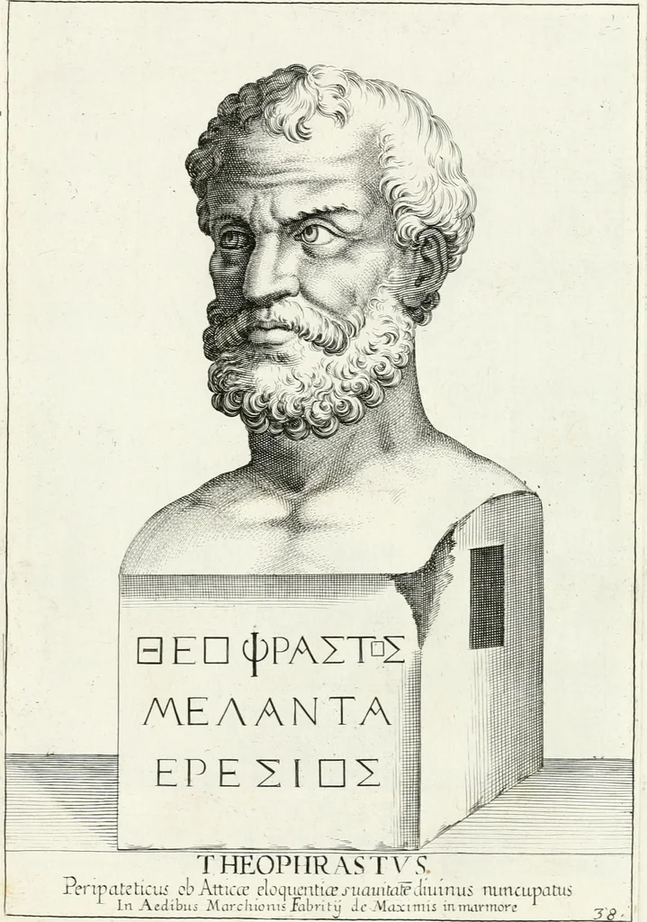 An illustration from Veterum illustrium philosophorum, poetarum, rhetorum, et oratorum imagines : ex vetustis nummis, gemmis, hermis, marmoribus, alijsque antiquis monumentis desumptae, 1685, leaf 90