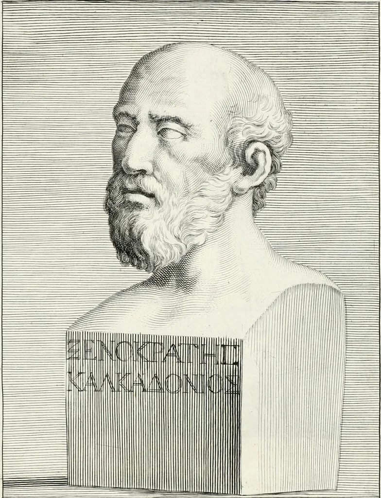 An illustration from Veterum illustrium philosophorum, poetarum, rhetorum, et oratorum imagines : ex vetustis nummis, gemmis, hermis, marmoribus, alijsque antiquis monumentis desumptae, 1685, leaf 92