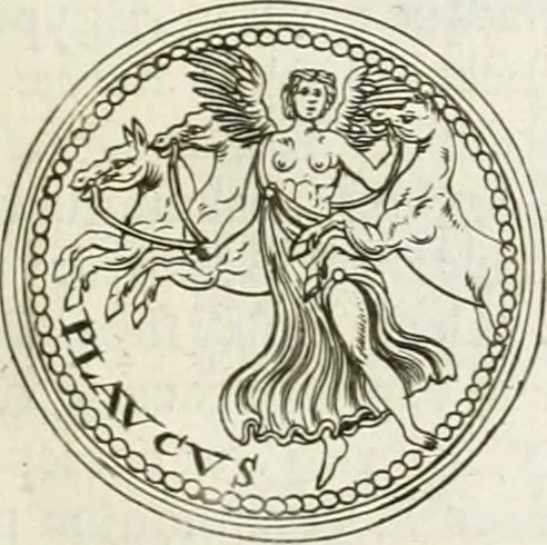 An illustration from Veterum Romanorum Religio castrametatio, disciplina militaris ut & balneae ex antiquis numismatibus & lapidibus demonstrata, 1686, leaf 188