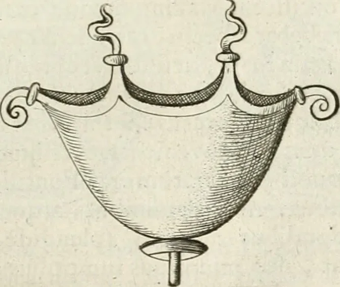 An illustration from Veterum Romanorum Religio castrametatio, disciplina militaris ut & balneae ex antiquis numismatibus & lapidibus demonstrata, 1686, leaf 230