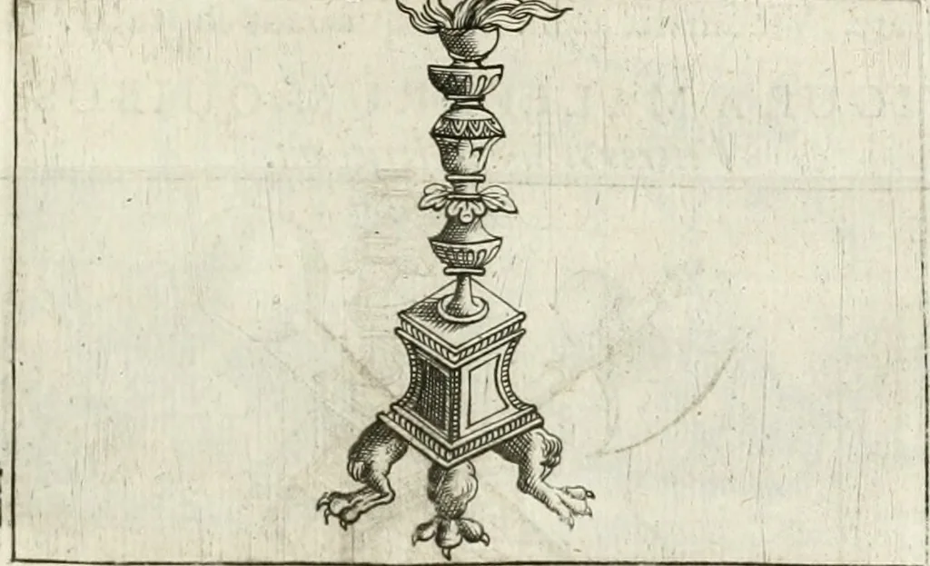 An illustration from Veterum Romanorum Religio castrametatio, disciplina militaris ut & balneae ex antiquis numismatibus & lapidibus demonstrata, 1686, leaf 266